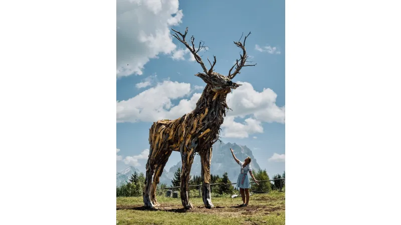 The Fertazza Deer: art and nature in the heart of the Val Fiorentina