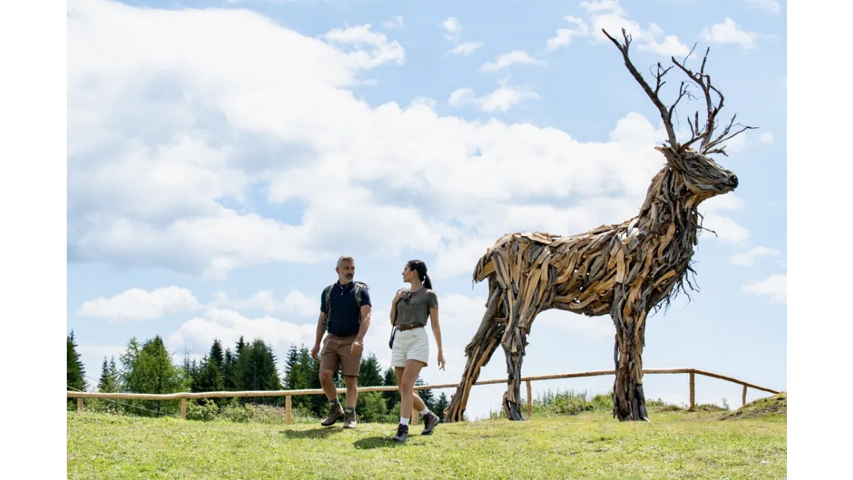 The Fertazza Deer: art and nature in the heart of the Val Fiorentina