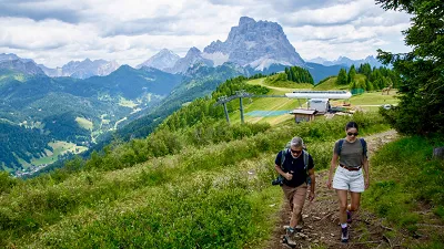 Trails between panoramas and Dolomite nature