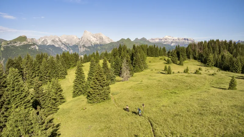 Zwischen Hütten, Wäldern und Panoramen unterwegs