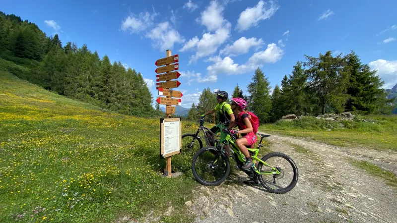 Mountain Bike & E-Bike am Monte Fertazza