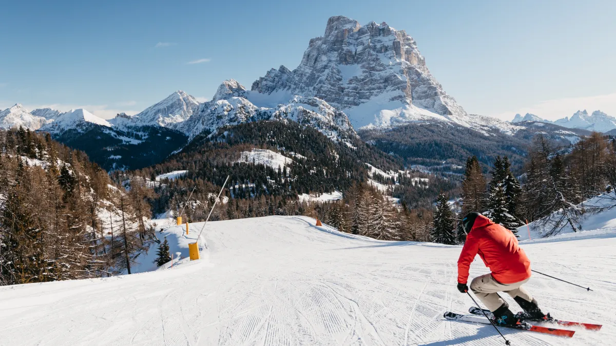 Le piste da sci del monte Fertazza
