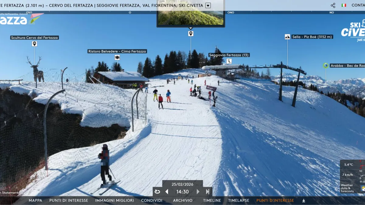 Webcam Panomax Cima Monte Fertazza